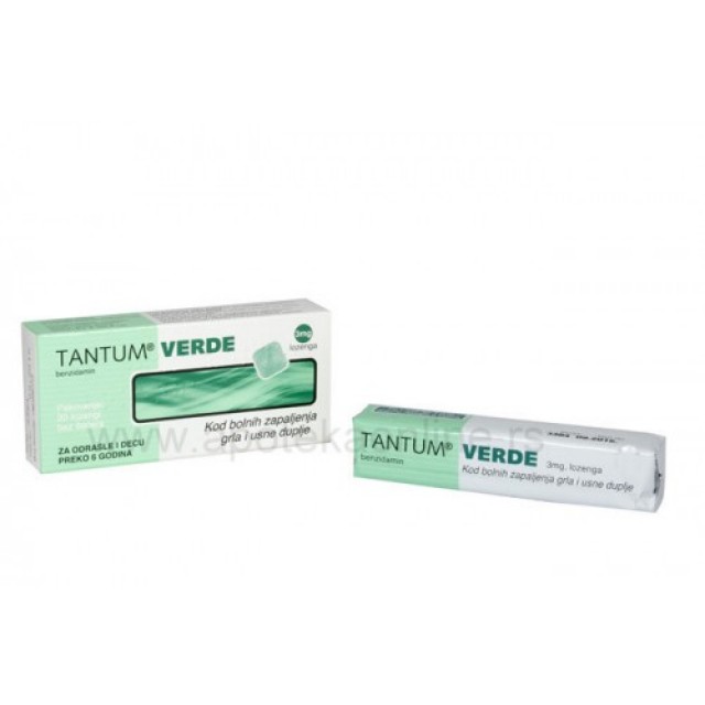 TANTUM VERDE LOZENGE - Online Apoteka TANTUM VERDE LOZENGE
